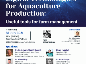 Join WAS-APC webinar on digital aquaculture technologies