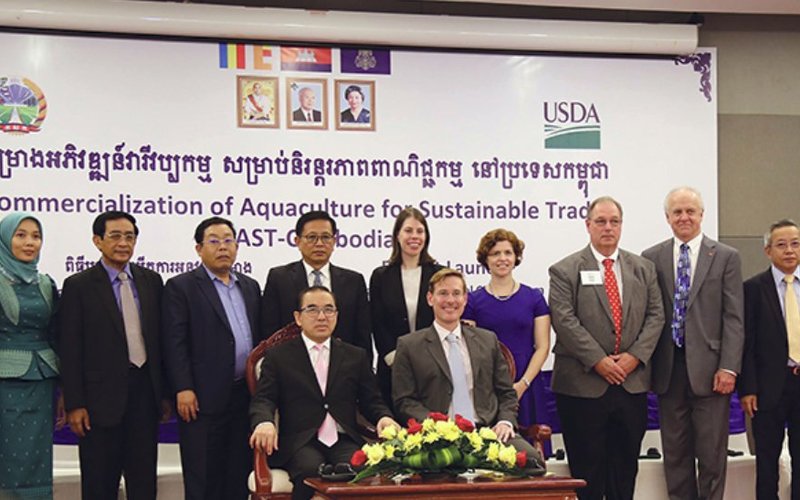 American Soybean Association launches CAST project to improve Cambodian aquaculture