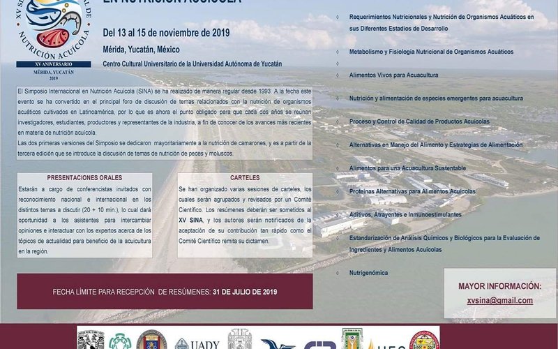 XV International Symposium in Aquaculture Nutrition