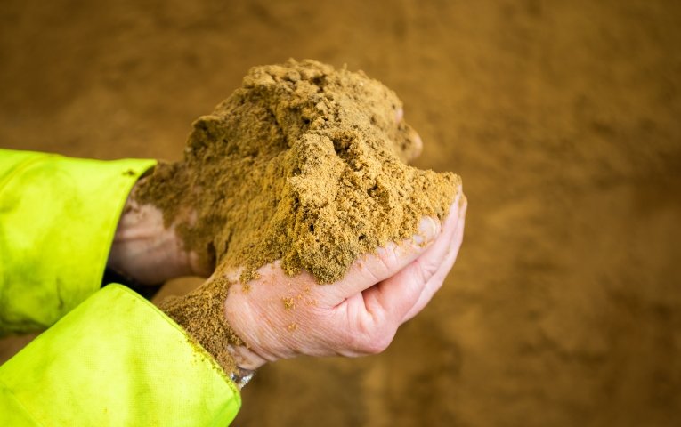 Fishmeal in hand
