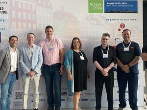 Partners-from-Lallemand-Animal-Nutrition-and-the-University-of-Plymouth-at-AQUA-2024